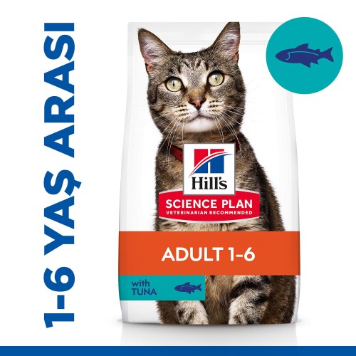 Hill's SCIENCE PLAN Yetişkin Ton Balıklı Kedi Maması 1,5 kg - 1