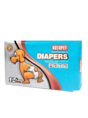 Hushpet Köpek Alt Tuvalet Bezi S 12'Li 4-7 kg - 1