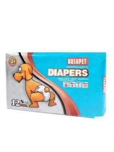 Hushpet Köpek Alt Tuvalet Bezi S 12'Li 4-7 kg - Hushpet