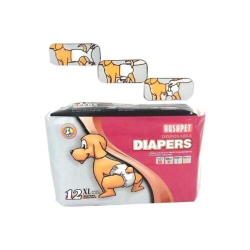 Hushpet Köpek Alt Tuvalet Bezi Xl 12'li 25-40 kg - 1