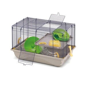 Imac Crıcetı 9 Kahverengi Hamster Kafesi 45 x 30,5 x 29 Cm - Imac