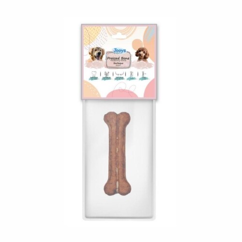 Jooys Barbekü Soslu Pres Köpek Ödül Kemiği 27 cm - 1