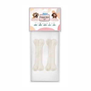Jooys Beyaz Pres Köpek Ödül Kemiği 12 cm 2'li - Jooys