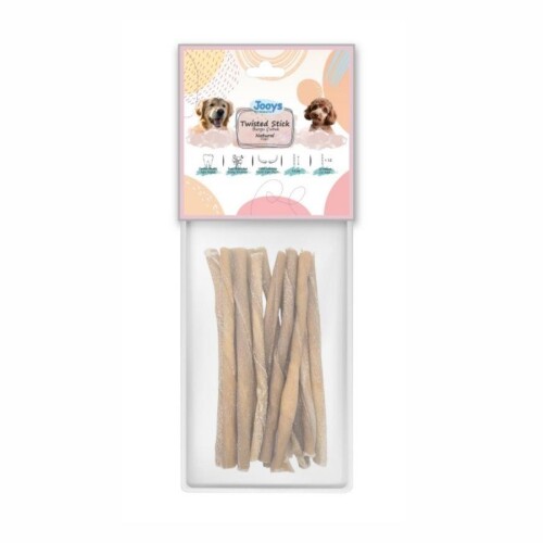 Jooys Naturel Burgu Çubuk Köpek Ödül Kemiği 12'li - 1