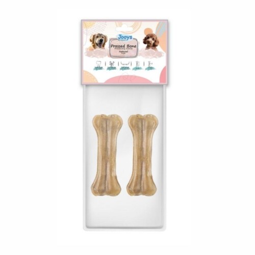Jooys Naturel Pres Köpek Ödül Kemiği 12 cm 2'li - 1