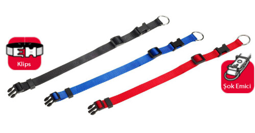 Karlie Basic Boyun Tasması 20-35 cm Siyah - 1