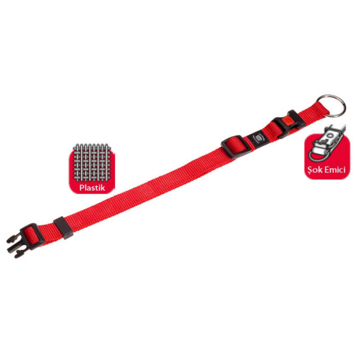 Karlie Boyun Tasması XS 20-35 cm Kırmızı - 1