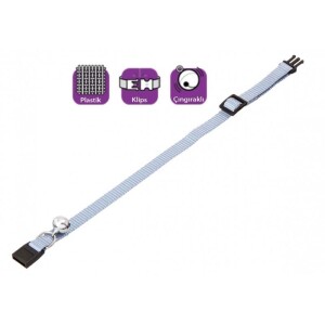 Karlie Çıngıraklı Mavi Kedi Boyun Tasması - Karlie