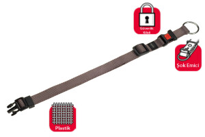 Karlie Kilitli Boyun Tasması S 30-45 cm Gri - Karlie