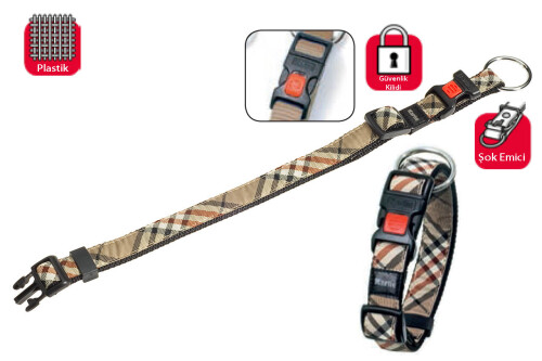 Karlie Kilitli Boyun Tasması S 30-45 cm Siyah - 1