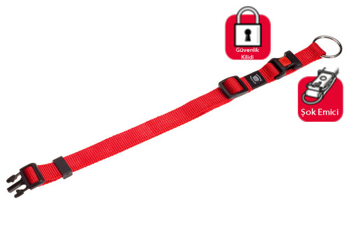 Karlie Kilitli Boyun Tasması XL 55-75 cm Kırmızı - 1