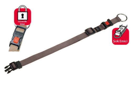 Karlie Kilitli Boyun Tasması XS 20-35 cm Gri - 1