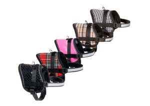 Karlie Reflektörlü Göğüs Tasması XS 26-35 cm Siy. Beyaz - Karlie