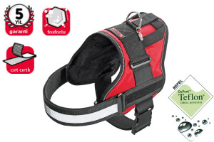 Karlie Teflon Ref. İsimli. Göğüs Tasması XS 44-50 cm Kırm. - Karlie