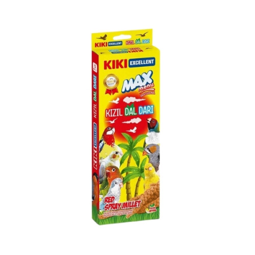 Kiki Excellent Max Menu Kuşlar için Kızıl Dal Darı 5 Adet - 1