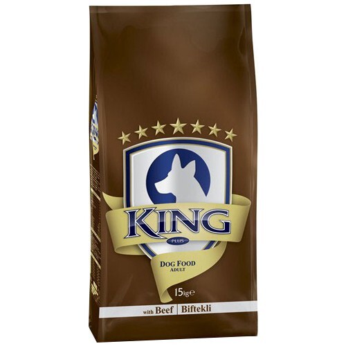 King Plus Beef Dog Biftekli Yetişkin Köpek Maması 15 kg - 1