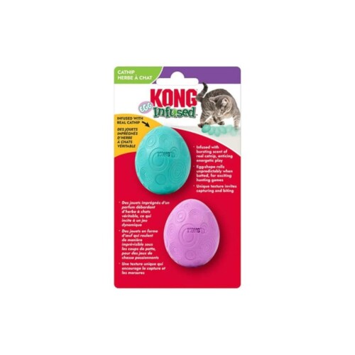 Kong Catnipli Top Yumurta Peluş Kedi Oyuncağı 2'li - 1