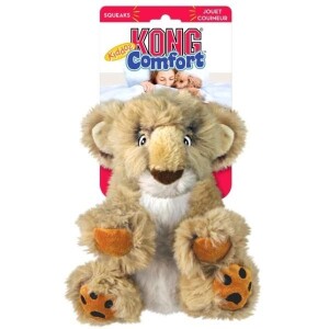 Kong Comfort Kiddos Aslan Şeklinde Peluş Köpek Oyuncağı L - Kong