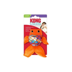 Kong Crackles Hışırtılı Balık Peluş Kedi Oyuncağı - Kong