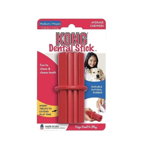 Kong Dental Stick Diş Temizliği Sağlayan Köpek Oyuncağı M - 1