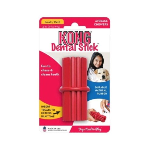 Kong Dental Stick Diş Temizliği Sağlayan Köpek Oyuncağı S - 1