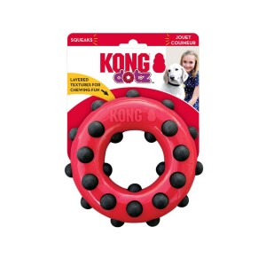Kong Dotz Circle Halka Şeklinde Köpek Oyuncağı L - Kong