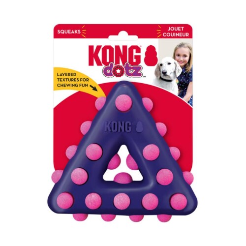 Kong Dotz Triangle Üçgen Şeklinde Köpek Oyuncağı L - 1