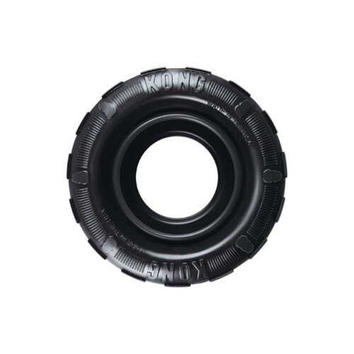 Kong Extreme Tires Delikli Tekerlek Şeklinde Ultra Sert Köpek Oyuncağı S - 2