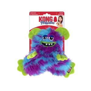 Kong Frizzles Sevimli Canavar Sesli Peluş Köpek Oyuncağı M - Kong