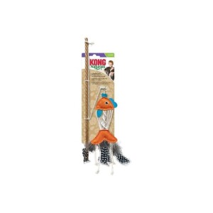 Kong Naturals Catnipli Balık Kedi Oltası Oyuncağı - Kong