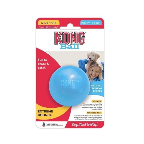 Kong Puppy Ball Delikli Top Yavru Köpek Oyuncağı S - 1