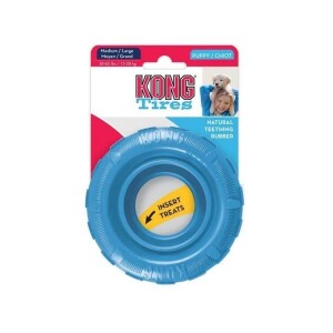Kong Puppy Tires Tekerlek Şeklinde Yavru Köpek Oyuncağı M/L - Kong