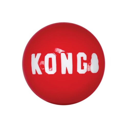 Kong Signature Ball Top Şeklinde Köpek Oyuncağı M 2li - 1