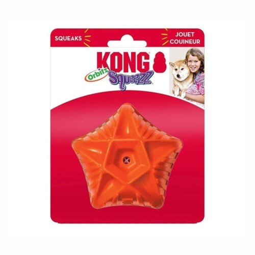Kong Squeezz Orbitz Top Şeklinde Ses Çıkaran Köpek Oyuncağı M/L - 1