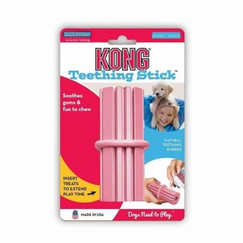 Kong Teething Stick Diş Temizliği Sağlayan Çok Amaçlı Yavru Köpek Oyuncağı M - 1