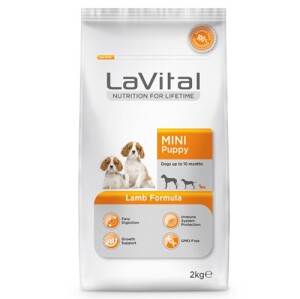LaVital Kuzu Etli Küçük Irk Yavru Köpek Maması 2 kg - LaVital