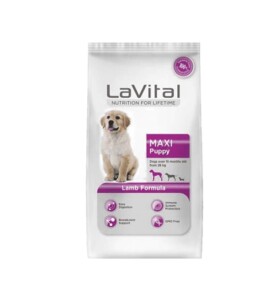 LaVital Maxi Puppy Kuzu Etli Büyük Irk Yavru Köpek Maması 3 kg - LaVital