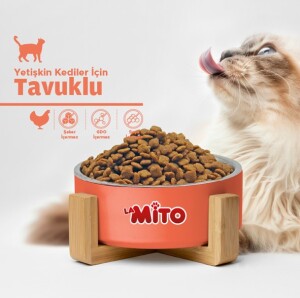 LaMito Adult Cat Tavuklu Yetişkin Kedi Maması 1 kg - 2