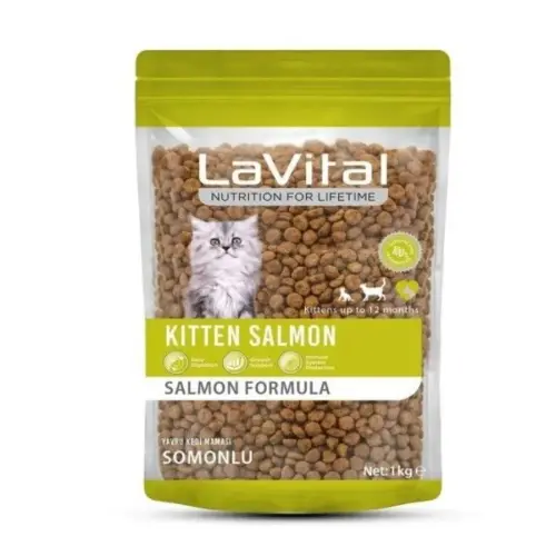 LaVital Kitten Somonlu Yavru Kedi Maması 1 Kg - 1