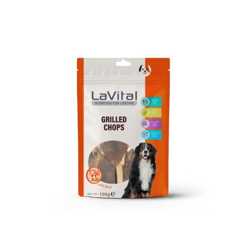LaVital Kuzu Etli Pirzola Köpek Ödülü 100 Gr - 1
