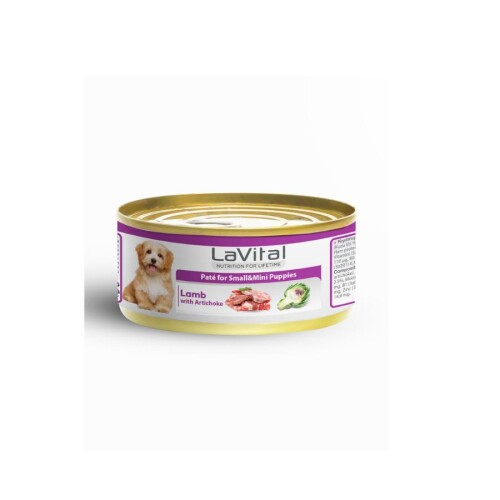 LaVital Kuzu Etli ve Enginarlı Yavru Köpek Konservesi 85 Gr - 1