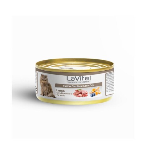 LaVital Kuzu Etli ve Yabanmersinli Yetişkin Kedi Konservesi 85 Gr - 1