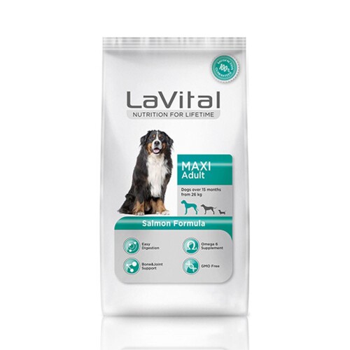LaVital Maxi Adult Somonlu Büyük Irk Yetişkin Köpek Maması 15 kg - 1
