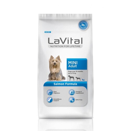 LaVital Mini Adult Somonlu Yetişkin Köpek Maması 1,5 kg - 1