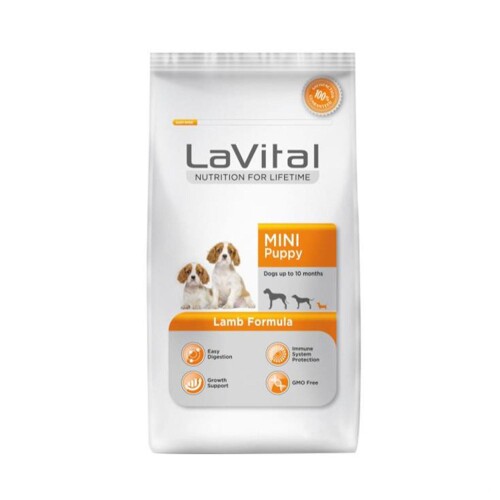 LaVital Mini Puppy Küçük Irk Kuzulu Yavru Köpek Maması 1,5 kg - 1