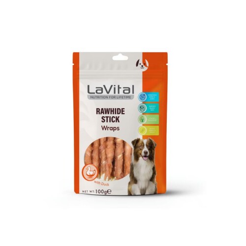 LaVital Ördek Etli Sarılı Çubuk Köpek Ödülü 100 Gr - 1