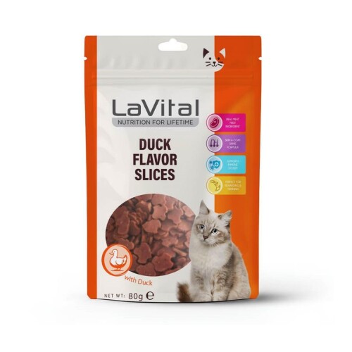 LaVital Ördekli Kedi Ödül Maması 80 Gr - 1