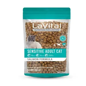Lavital Sensitive Adult Somonlu Yetişkin Kedi Maması 1 Kg - LaVital