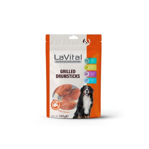 LaVital Tavuk Etli Baget Köpek Ödülü 100 Gr - 1