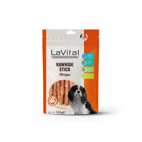 LaVital Tavuk Etli Sarılı Çubuk Köpek Ödülü 100 Gr - 1